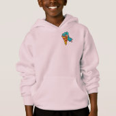VESTE À CAPUCHE EN FORME DE TRANCHE DE PIZZA HALLO (Devant)