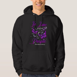 Veste À Capuche En juin, nous portons le papillon violet Migraine