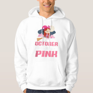 Veste À Capuche En Octobre Nous Portons Le Hallo Cancer Du Sein Ro