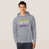 Veste À Capuche ENBY - Non binaire (Devant entier)