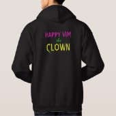 Veste À Capuche Énergie heureuse le clown (Dos)