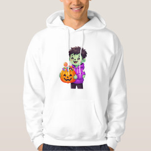 Veste À Capuche Enfant zombie citrouille bonbon