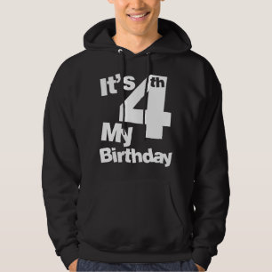Veste À Capuche Enfants 4ème anniversaire . C'est mon 4ème anniver