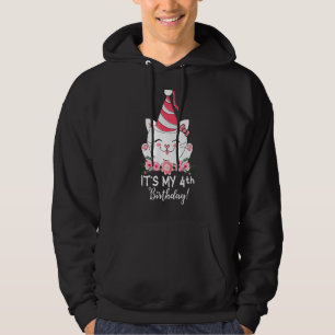 Veste À Capuche Enfants C'Est Mon 4e Anniversaire Kitty Chat 4 Ann
