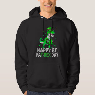 Veste À Capuche Enfants Joyeux St Pat Trex Jour Dino Jour de la Sa