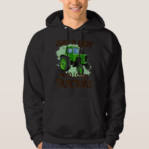 Veste À Capuche Enfants Juste Un B Oy Qui Aime Tracteurs F Arm Enf