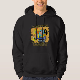 Veste À Capuche Enfants Kinder Ich Bin Schon 4 Geburtstag Excavate
