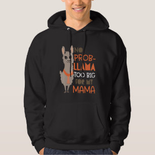 Veste À Capuche Enfants Llama No Prob Llama Trop Gros Pour Ma Mama