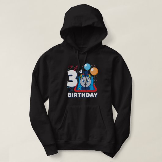 Veste À Capuche Enfants Thomas & Amis - Joyeux 3e anniversaire Pre (Design devant)