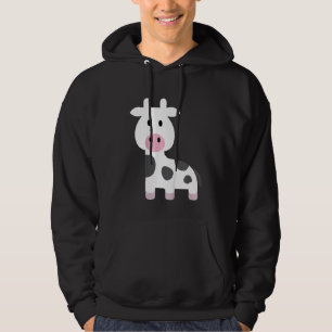 Veste À Capuche Enfants Vache drôle Moo mignonne Vaches d'animaux 