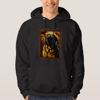 Veste À Capuche English Mastiff Painting Sunflower Flower Mom Wome