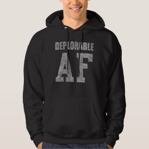 Veste À Capuche Énonciation drôle déplorable d'AF affligée par