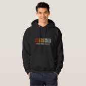 Veste À Capuche Enseignant de Chimie à la Retraite Retraite Scient (Devant entier)