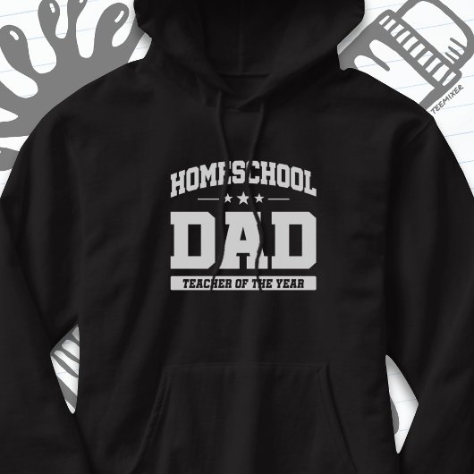 Veste À Capuche Enseignant de l'année à l'école familiale Papa