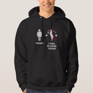 Veste À Capuche Enseignant spécialisé en éducation pour licorne Re