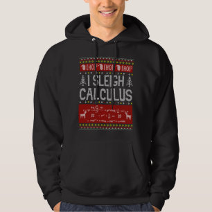 Veste À Capuche Enseignants en mathématiques I Sleigh Calculus Dou