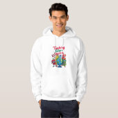 Veste À Capuche Enseignement Rétro Dirigeants Futurs Enseignant Éc (Devant entier)