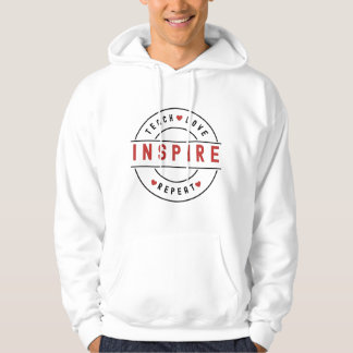 Veste À Capuche Enseigner Amour Inspirer Motivation