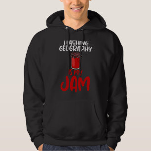 Veste À Capuche Enseigner La Géographie Est Mon Jam Enseignant Géo