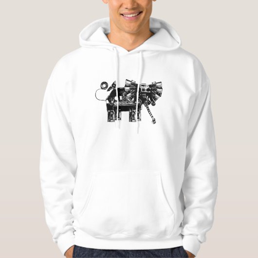 Veste À Capuche entendez les éléphants (Devant)