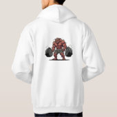 Veste À Capuche Entraînement de bête de gym (Dos)