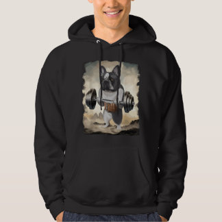 Veste À Capuche Entraînement musculaire de Bouledogue français Hal