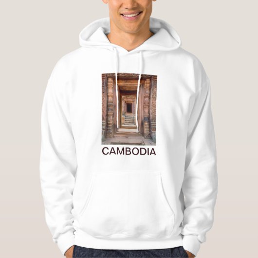 Veste À Capuche Entrée d'Angkor Wat, Cambodge (Devant)