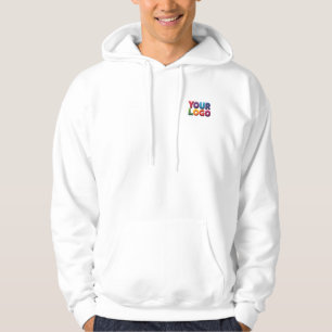 Veste À Capuche Entreprise simple avec logo et texte personnalisés