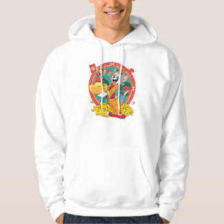 Veste À Capuche Enveloppe rouge du Nouvel An Tom & Jerry