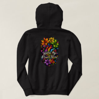 Veste À Capuche "Épanouissement intérieur" Cœur arc-en-ciel anatom