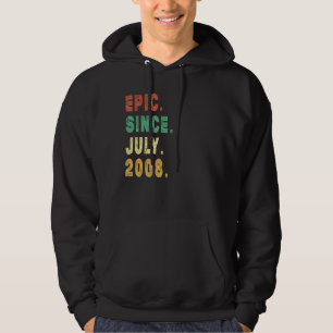 Veste À Capuche Epic 14 ans depuis juillet 2008 14ème anniversaire