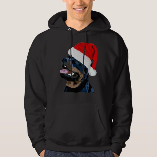 Veste À Capuche Epic de Noël Rottweiler (Devant)