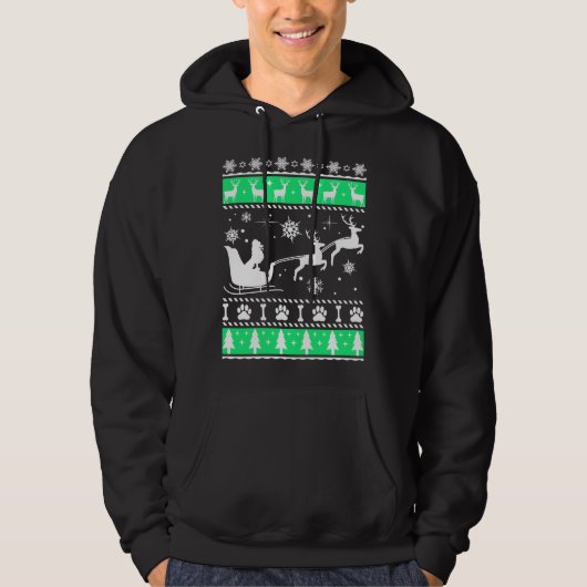Veste À Capuche Épinglette de Noël standard (Devant)