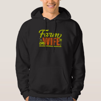 Veste À Capuche Épouse de fermier Vie de fermier Agriculture
