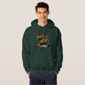 Veste À Capuche Équipage de pizza (Devant entier)