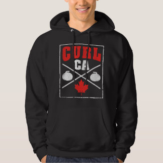 Veste À Capuche Équipe Canada de curling Joueur canadien de curlin