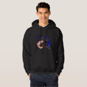 Veste À Capuche Équipe Dachshund (Devant entier)