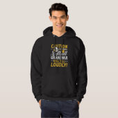 Veste À Capuche Équipe de baseball de grand-mère de la prudence (Devant entier)