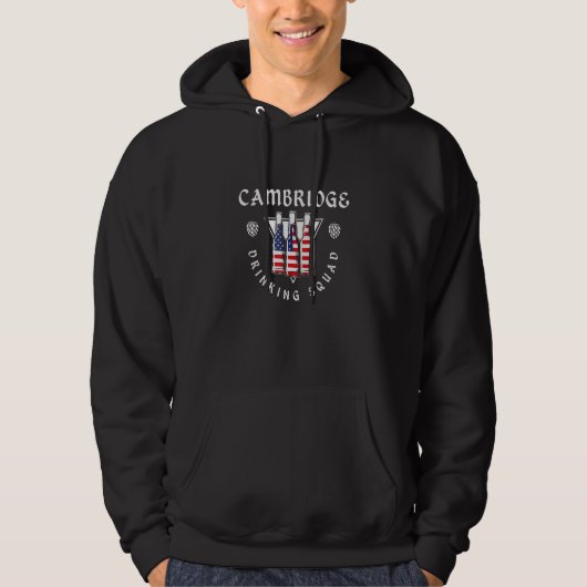 Veste À Capuche Équipe de boisson Cambridge Capitaine Massachusett (Devant)