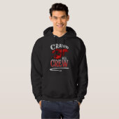 Veste À Capuche Équipe de bouillon d'écrevisses écrevisses (Devant entier)