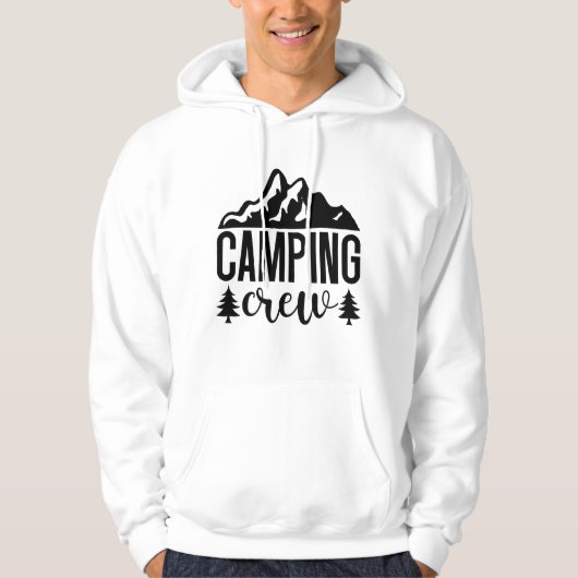 Veste À Capuche équipe de camping (Devant)