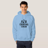 Veste À Capuche Équipe de camping - Extérieur amusant Devis d'aven (Devant entier)