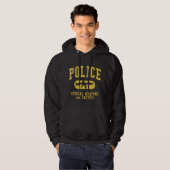 Veste À Capuche Équipe de choc de police (Devant entier)