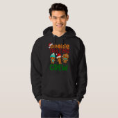 Veste À Capuche Équipe de dégustation de biscuits Xmas Dégustation (Devant entier)