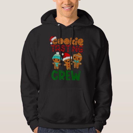 Veste À Capuche Équipe de dégustation de biscuits Xmas Dégustation (Devant)