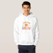 Veste À Capuche Équipe de fantômes de citrouille Halloween Design_ (Devant entier)