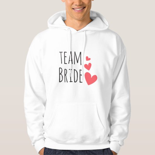 Veste À Capuche Équipe de la mariée (Devant)