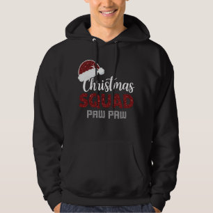 Veste À Capuche Équipe de Noël Paw Paw Noël drôle assorti P