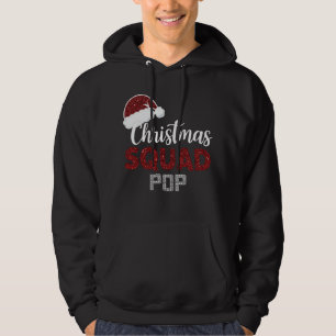 Veste À Capuche Équipe de Noël Pop Matching Noël Drôle Pyjama