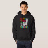 Veste À Capuche Équipe de professeurs de lama mignons de 3e année (Devant entier)